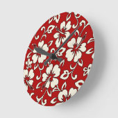 Malia Hibiscus Hawaïaanse wandklokken (Hoek)