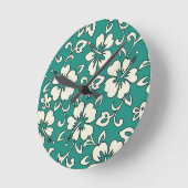 Malia Hibiscus Hawaïaanse wandklokken (Hoek)