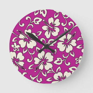 Malia Hibiscus Hawaïaanse wandklokken