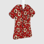 Malia Hibiscus Hawaiian  Aloha Shirt Ornament (voorkant)