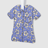 Malia Hibiscus Hawaiian  Aloha Shirt Ornament (voorkant)