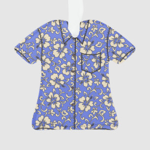 Malia Hibiscus Hawaiian Aloha Shirt Ornament