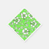 Malia Hibiscus Hawaiian Bloem Servetten (Hoek)