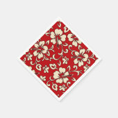 Malia Hibiscus Hawaiian Floral Servet (Hoek)