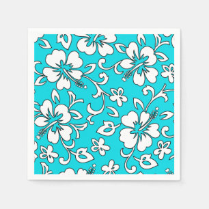 Malia Hibiscus Hawaiian Floral Servet