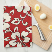 Malia Hibiscus Hawaiian Kitchen Towel Theedoek (Quarter Fold)