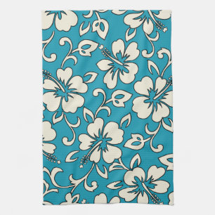 Malia Hibiscus Hawaiian Kitchen Towel Theedoek