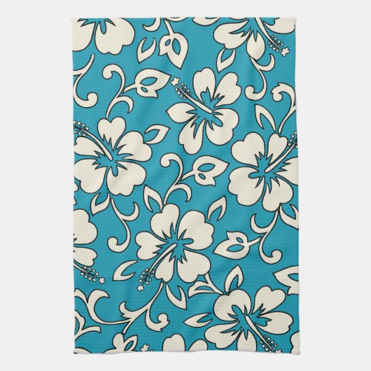 Malia Hibiscus Hawaiian Kitchen Towel Theedoek (Verticaal)
