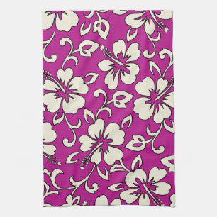 Malia Hibiscus Hawaiian Kitchen Towel Theedoek