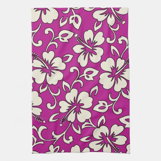 Malia Hibiscus Hawaiian Kitchen Towel Theedoek (Verticaal)