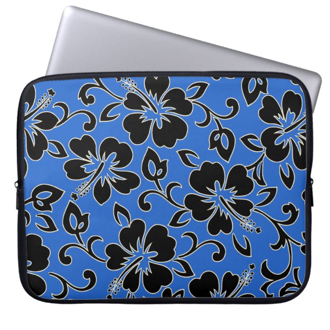 Malia Hibiscus Hawaiian Neopree Wetsuit Laptop Sleeve (Voorkant)