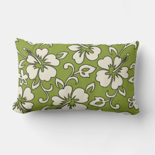 Malia Hibiscus Hawaiian Omkeerbare Lumbar Kussens