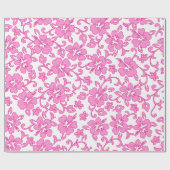 Malia Hibiscus Hawaiian Pareau Print Cadeaupapier (Vlak)