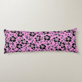 Malia Hibiscus Hawaiian Pareau Print Lichaamskussen (Achterkant)