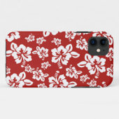 Malia Hibiscus - Red Hawaiian Pareau Print Case-Mate iPhone Case (Achterkant (horizontaal))