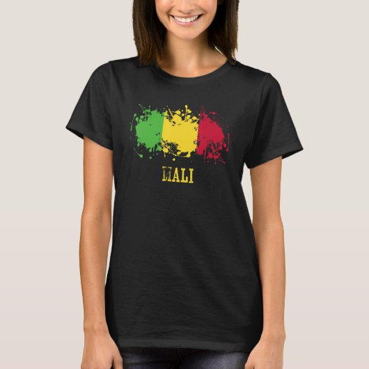 Malian enthusiasts for Mali and Mali T-shirt (Voorkant)