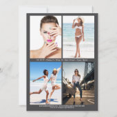 Malibu 5 Modeling Comp Kaart | dubbelzijdig (Achterkant)