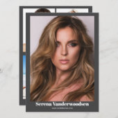 Malibu 5 Modeling Comp Kaart | dubbelzijdig (Voorkant / Achterkant)