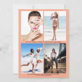 Malibu 5 Modeling Comp Kaart | dubbelzijdig (Achterkant)