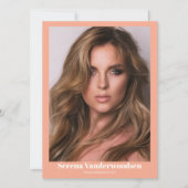 Malibu 5 Modeling Comp Kaart | dubbelzijdig (Voorkant)