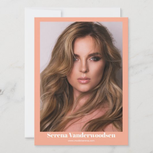 Malibu 5 Modeling Comp Kaart | dubbelzijdig (Voorkant)