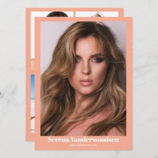 Malibu 5 Modeling Comp Kaart | dubbelzijdig