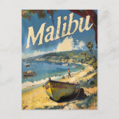 Malibu Beach  Briefkaart (Voorkant)