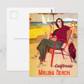 Malibu Beach Briefkaart (Voorkant / Achterkant)