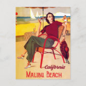 Malibu Beach Briefkaart (Voorkant)