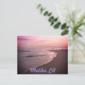 Malibu Beach Briefkaart (Staand voorkant)