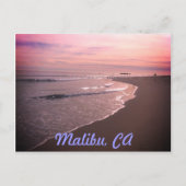 Malibu Beach Briefkaart (Voorkant)
