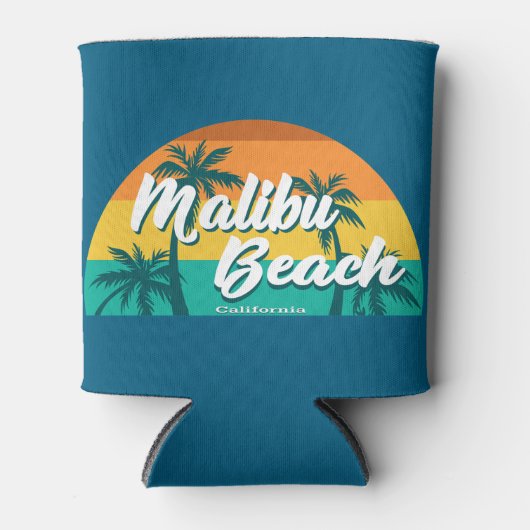 Malibu Beach California Blikjeskoeler (Voorkant)