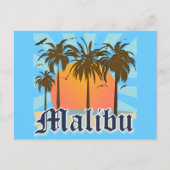 Malibu Beach California CA Briefkaart (Voorkant)