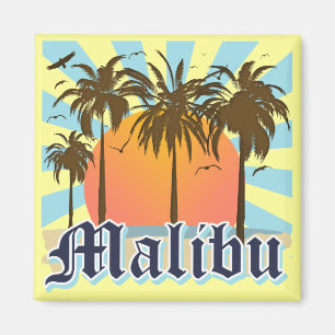 Malibu Beach California CA Magneet