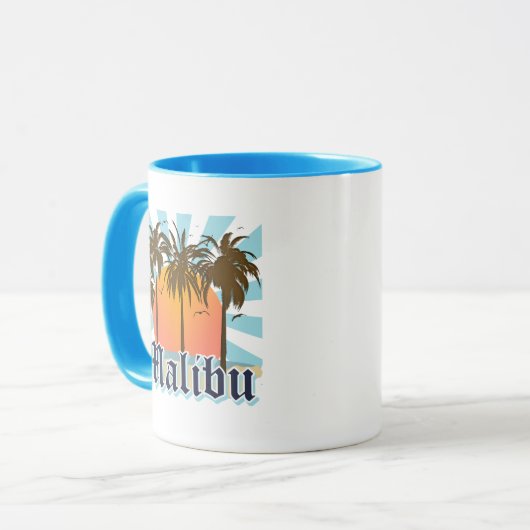 Malibu Beach California CA Mok (Voorkant links)