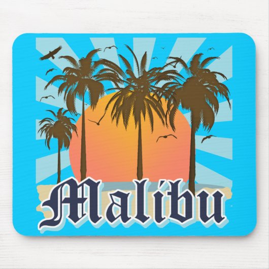 Malibu Beach California CA Muismat (Voorkant)