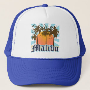 Malibu Beach California CA Trucker Pet