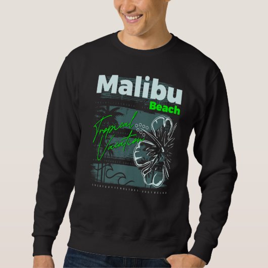 Malibu Beach California Graphic T - shirts & Cool  (Voorkant)