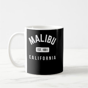 Malibu Beach California Oost 1991  Retro Pul Koffiemok