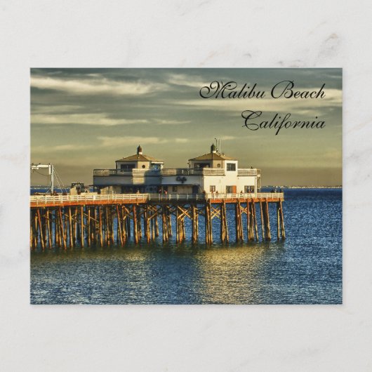 Malibu Beach, Californië Briefkaart (Voorkant)
