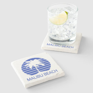 Malibu Beach Californië Stenen Onderzetter