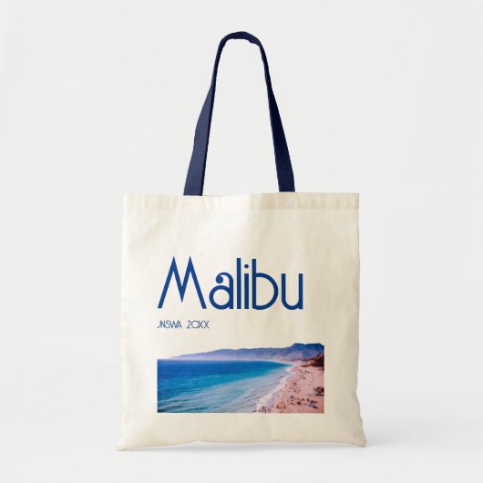 Malibu Beach Canvas tas Zakelijke evenemententas (Voorkant)