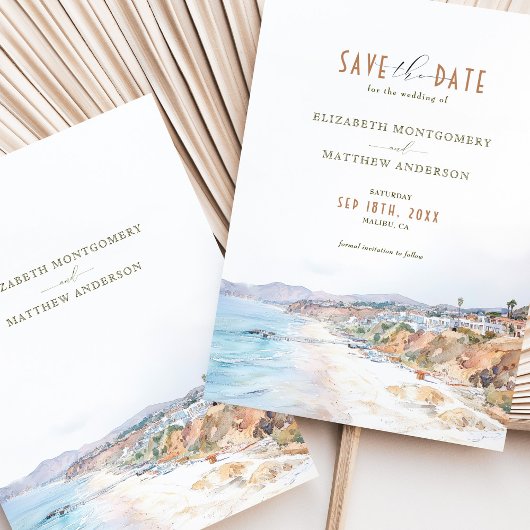 Malibu Beach kan de datum opslaan Kaart