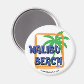 Malibu Beach Palm Tree Magneet (Voorkant / Achterkant)