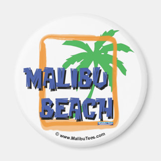 Malibu Beach Palm Tree Magneet