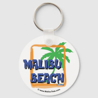 Malibu Beach Palm Tree Sleutelhanger