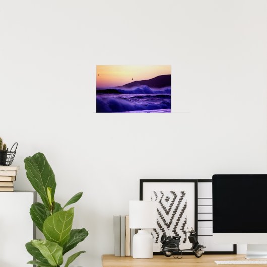 Malibu Beach Poster (Thuiskantoor)