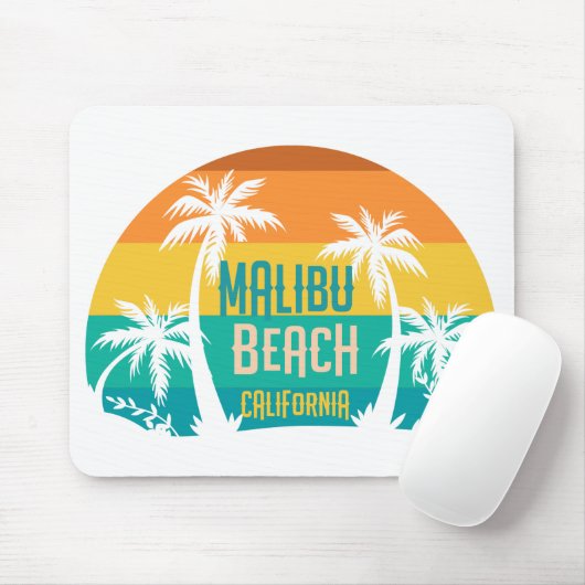 Malibu Beach Retro Muismat (Met muis)