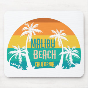 Malibu Beach Retro Muismat