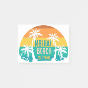 Malibu Beach Retro Post-it® Notes
